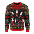 Yoga Ugly Christmas Sweater, All Over Print Sweatshirt
