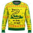 No Step On Snek Ugly Christmas Sweater, All Over Print Sweatshirt
