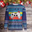 Daddy By Day Gamer By Night Ugly Christmas Sweater, All Over Print Sweatshirt