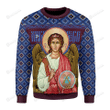 St. Archangel Michael For Unisex Ugly Christmas Sweater, All Over Print Sweatshirt