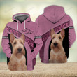 Wheaten Scottish Terrier Dog Never Walk Alone 3D All Over Print Hoodie, Zip-Up Hoodie