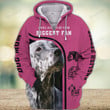 English Setter Dog Never Walk Alone 3D All Over Print Hoodie, Zip-Up Hoodie
