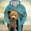 Goldendoodle Dog Never Walk Alone 3D All Over Print Hoodie, Zip-Up Hoodie