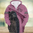 Newfounder Dog Never Walk Alone 3D All Over Print Hoodie, Zip-Up Hoodie