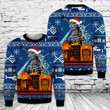 Godzilla Skull Santa Clause Ugly Christmas Sweater