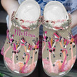 Personalized Flamingo Crocs Crocband Clogs, Gift For Lover Flamingo Crocs Comfy Footwear