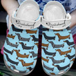 Colors My Love Dachshund Crocs Crocband Clogs, Gift For Lover Dachshund Crocs Comfy Footwear