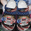 Truck Crocs Crocband Clogs, Gift For Lover Truck Crocs Comfy Footwear