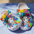 Colorful Lion Crocs Crocband Clogs, Gift For Lover Lion Crocs Comfy Footwear