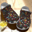 Bbq Pattern Crocs Crocband Clogs, Gift For Lover Bbq Crocs Comfy Footwear