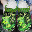 Irish Crocs Crocband Clogs, Gift For Lover Irish Crocs Comfy Footwear