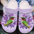 Hummingbird Crocs Crocband Clogs, Gift For Lover Hummingbird Crocs Comfy Footwear