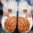 Personalized Basketball Ball Is Life Crocs Crocband Clogs, Gift For Lover Basketball Crocs Comfy Footwear