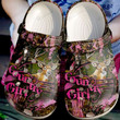 Hunting Girl Crocs Crocband Clogs, Gift For Lover Hunting Girl Crocs Comfy Footwear