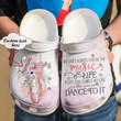 Personalized Ballet We Cant Always Choose The Music Life Crocs Crocband Clogs, Gift For Lover Ballet Crocs Comfy Footwear