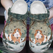 Guinea Pig Crocs Crocband Clogs, Gift For Lover Guinea Pig Crocs Comfy Footwear