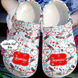 Personalized Nurse Crocs Crocband Clogs, Gift For Lover Nurse Crocs Comfy Footwear
