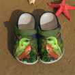 Hummingbird Stunning Crocs Crocband Clogs, Gift For Lover Hummingbird Stunning Crocs Comfy Footwear