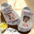 Personalized Reading Crocs Crocband Clogs, Gift For Lover Reading Crocs Comfy Footwear