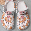 Fox Whitesole Crocs Crocband Clogs, Gift For Lover Fox Whitesole Crocs Comfy Footwear