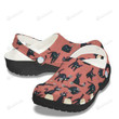 Black Cat Crocs Crocband Clogs, Gift For Lover Black Cat Crocs Comfy Footwear