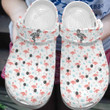 Flamingo Pattern Crocs Crocband Clogs, Gift For Lover Flamingo Pattern Crocs Comfy Footwear