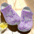 Butterfly Bling Bling Crocs Crocband Clogs, Gift For Lover Butterfly Crocs Comfy Footwear