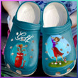 Golf Lady Crocs Crocband Clogs, Gift For Lover Golf Lady Crocs Comfy Footwear