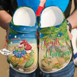 Personalized Sea Turtle Christmas Crocs Clog Shoes Personalized Crocs Crocband, Unisex Fashion Style For Women And Men