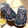 Butterfly Crocband Crocs Clog, Gift For Lover Butterfly Crocs Comfy Footwear