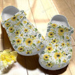 Sunflower Crocband Crocs Clog, Fashion Style, Unisex Fashion Style For Women And Men
