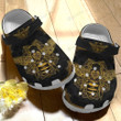 Mysterious Bee Crocs Crocband Clogs, Gift For Lover Mysterious Bee Crocs Comfy Footwear