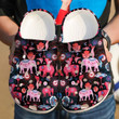 Elephant Pattern Crocs Clog Crocband, Unisex Fashion Style For Women And Men