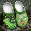 Irish Crocs Crocband Clogs, Gift For Lover Irish Crocs Comfy Footwear