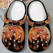 Halloween Black Cat Crocs Crocband Clogs, Gift For Lover Halloween Black Cat Crocs Comfy Footwear
