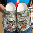 Personalized Basketball Daisy Crocs Crocband Clogs, Gift For Lover Basketball Daisy Crocs Comfy Footwear