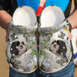 Shih Tzu Daisy Crocs Crocband Clogs, Gift For Lover Shih Tzu Daisy Crocs Comfy Footwear