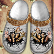 Giraffe Family Crocs Crocband Clogs, Gift For Lover Giraffe Family Crocs Comfy Footwear