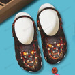Volcano Skull Crocs Crocband Clog, Gift For Lover Volcano Skull Crocs Comfy Footwear
