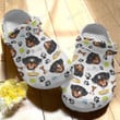 Dog Rottweiler Crocs Comfy Footwear, Gift For Lover Dog Rottweiler Crocs Comfy Footwear