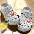 Happy Chicken Crocs Crocband Clogs, Gift For Lover Happy Chicken Crocs Comfy Footwear