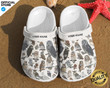 Owl Patter Crocs Crocband Clogs, Gift For Lover Owl Crocs Comfy Footwear