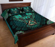 Owl Mandala Pattern Quilt Bedding Set
