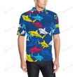 Shark Color Pattern Unisex Polo Shirt