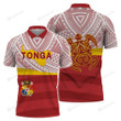Tonga Polynesian Pattern Style Polo Shirt