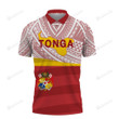 Tonga Polynesian Pattern Style Polo Shirt