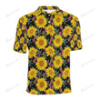Sunflower Pattern Unisex Polo Shirt