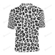 Snow Leopard Skin Unisex Polo Shirt