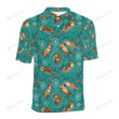 Sea Otter Pattern Unisex Polo Shirt