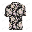 Orchid White Pattern Unisex Polo Shirt